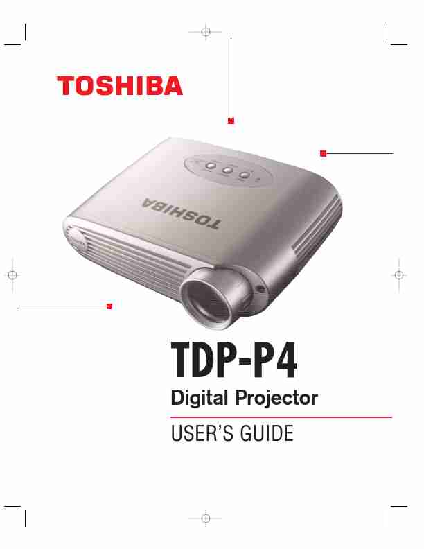 Toshiba Projector TDP-P4-page_pdf